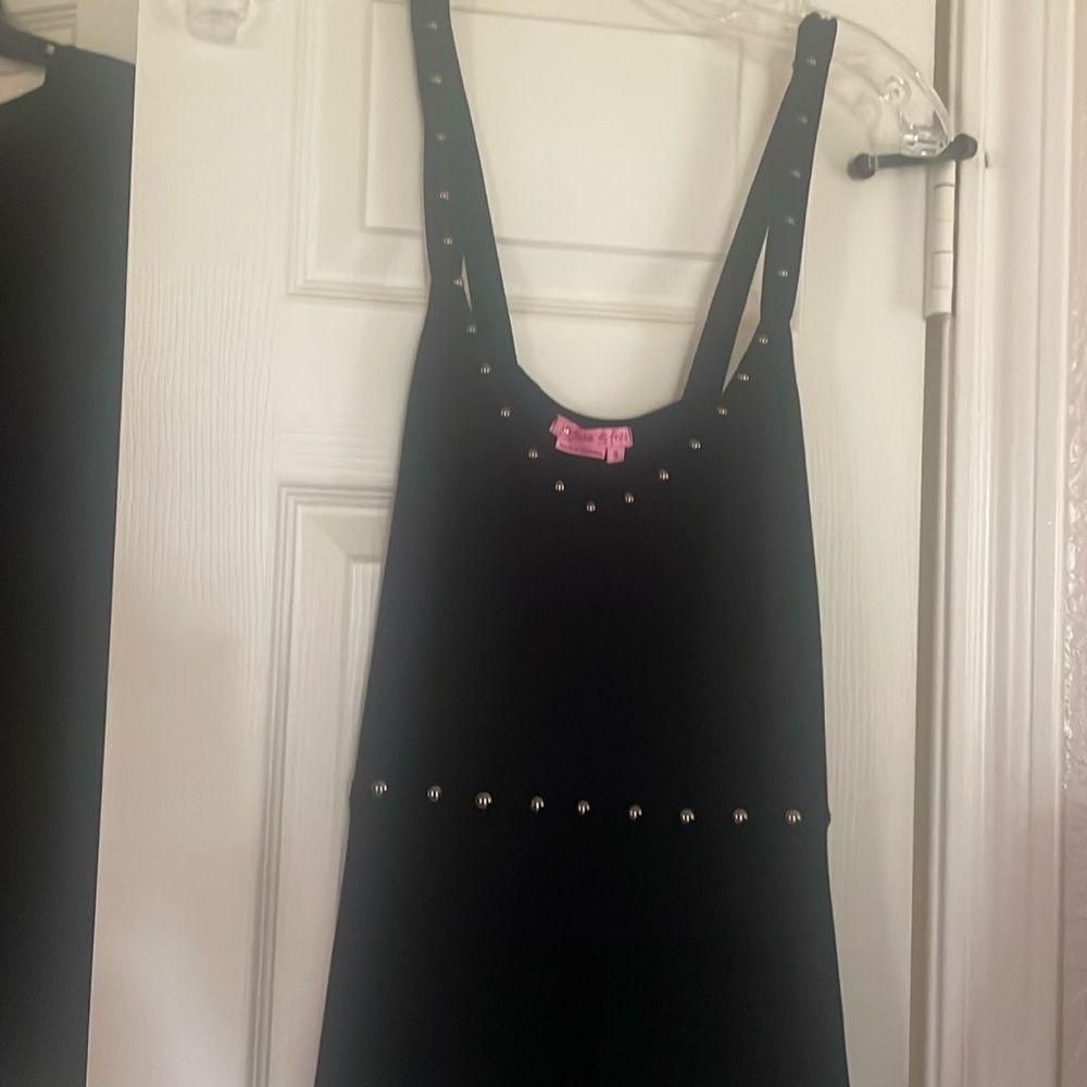 Black sundress with silver studs